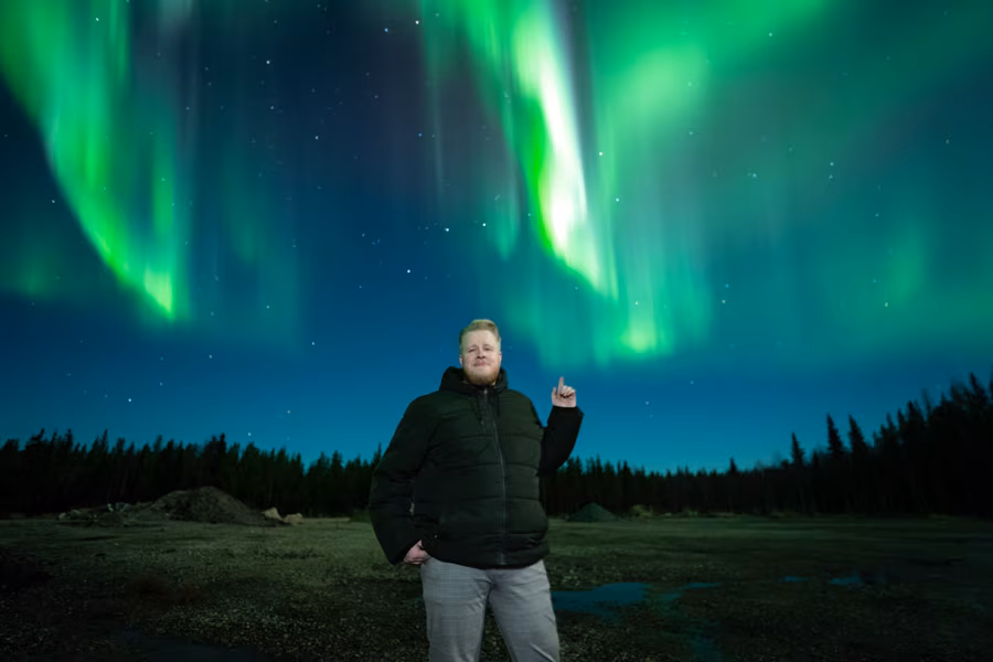 Janne, Viajero de auroras de Lapland Explorers