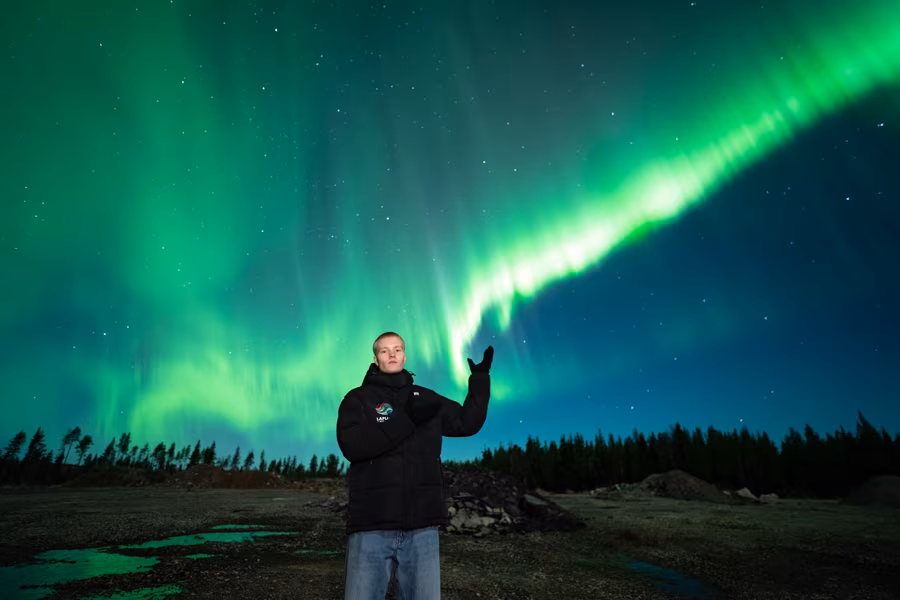 Daniel, Nomade des aurores chez Lapland Explorers