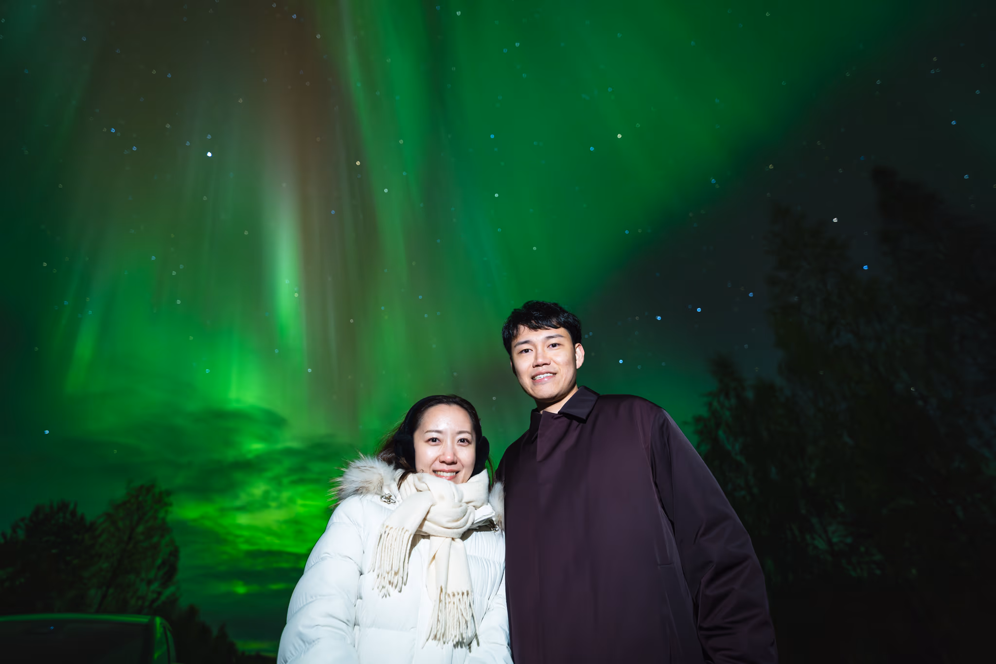 Lapland Explorersの実際のオーロラ写真