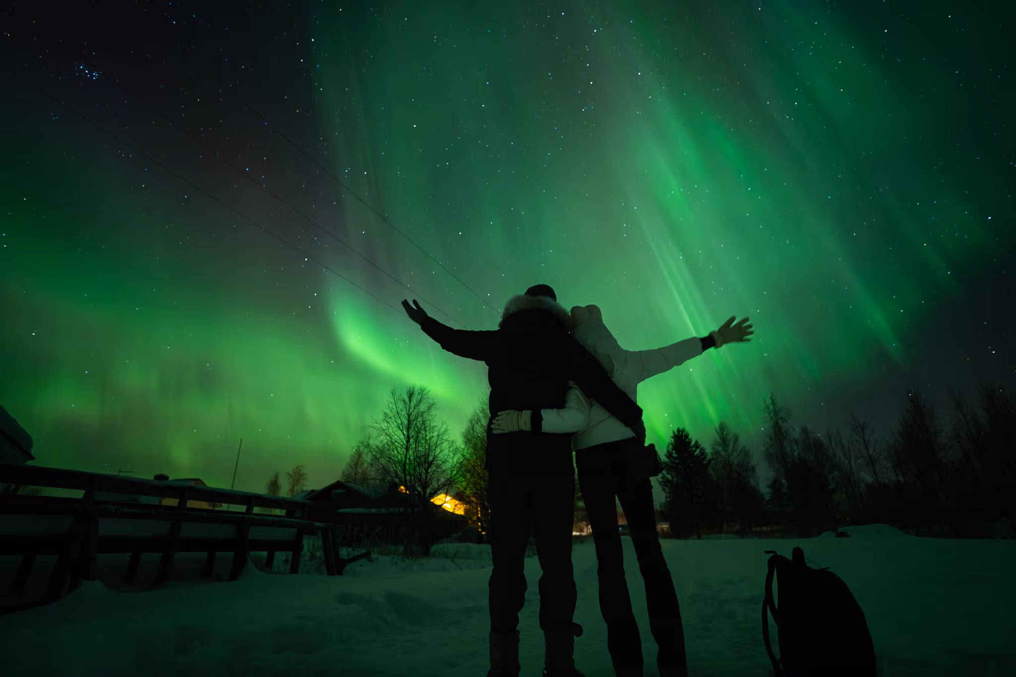 Lapland Explorersの実際のオーロラ写真