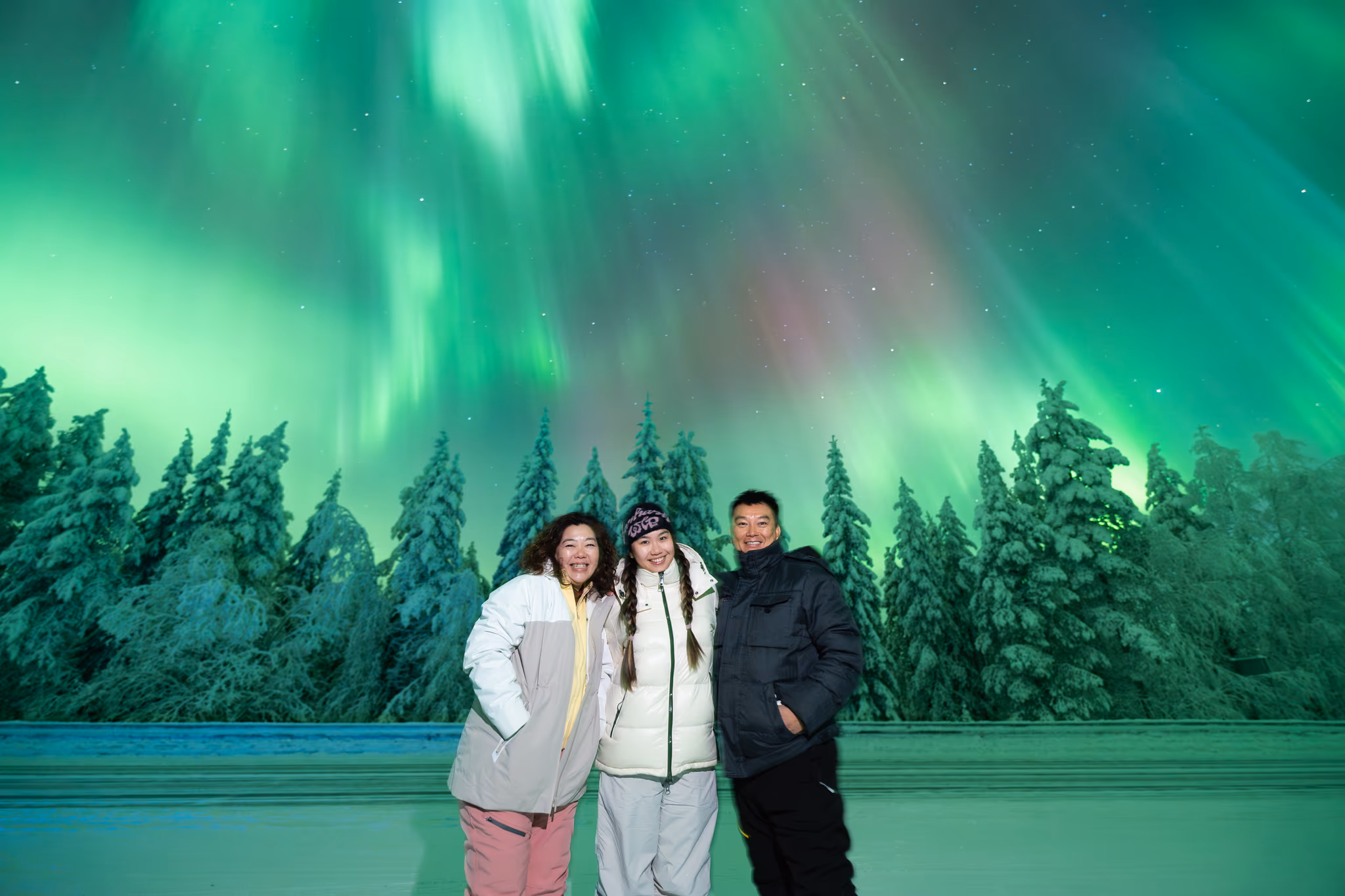 Lapland Explorersの実際のオーロラ写真