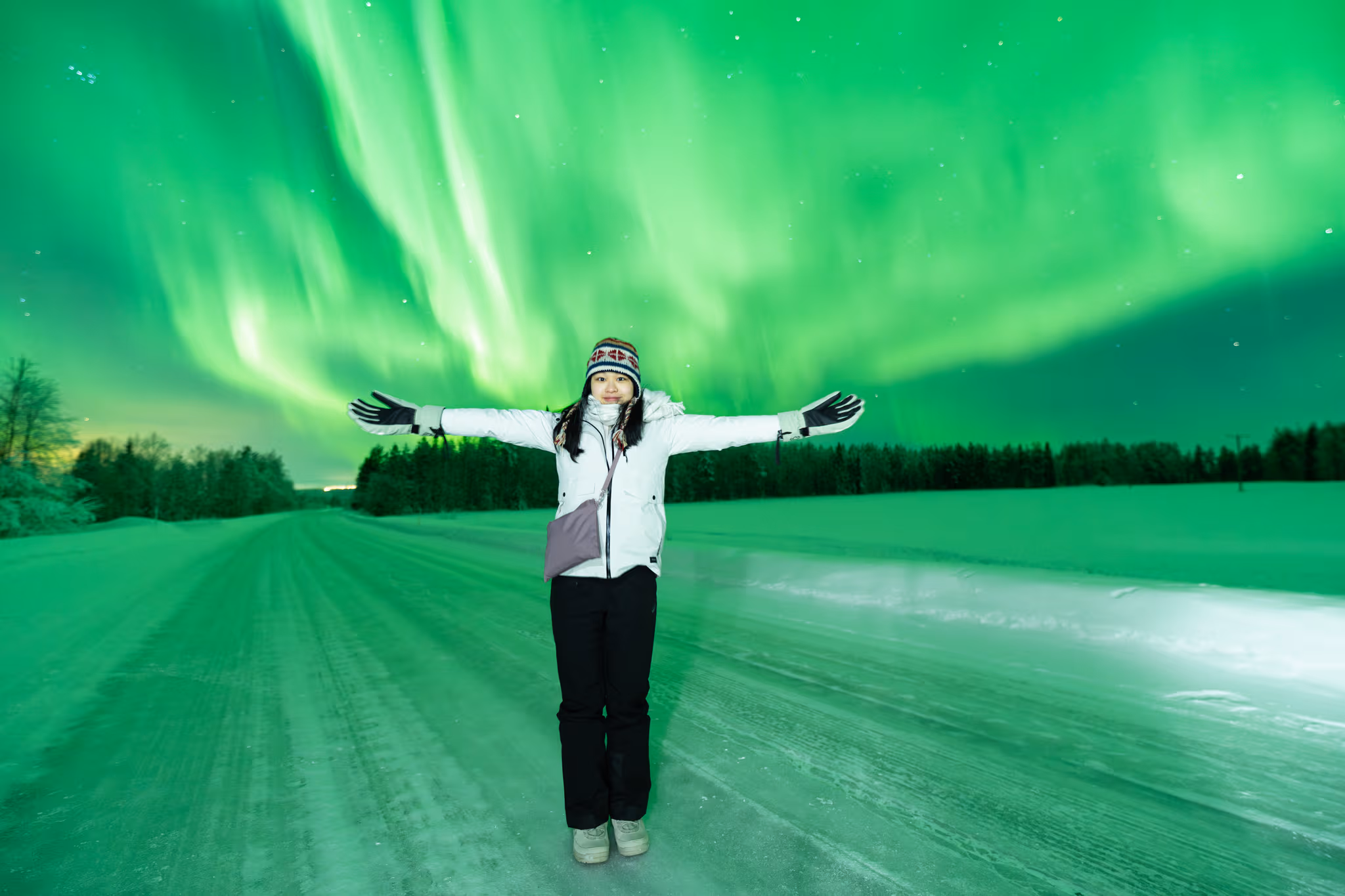 Lapland Explorersの実際のオーロラ写真