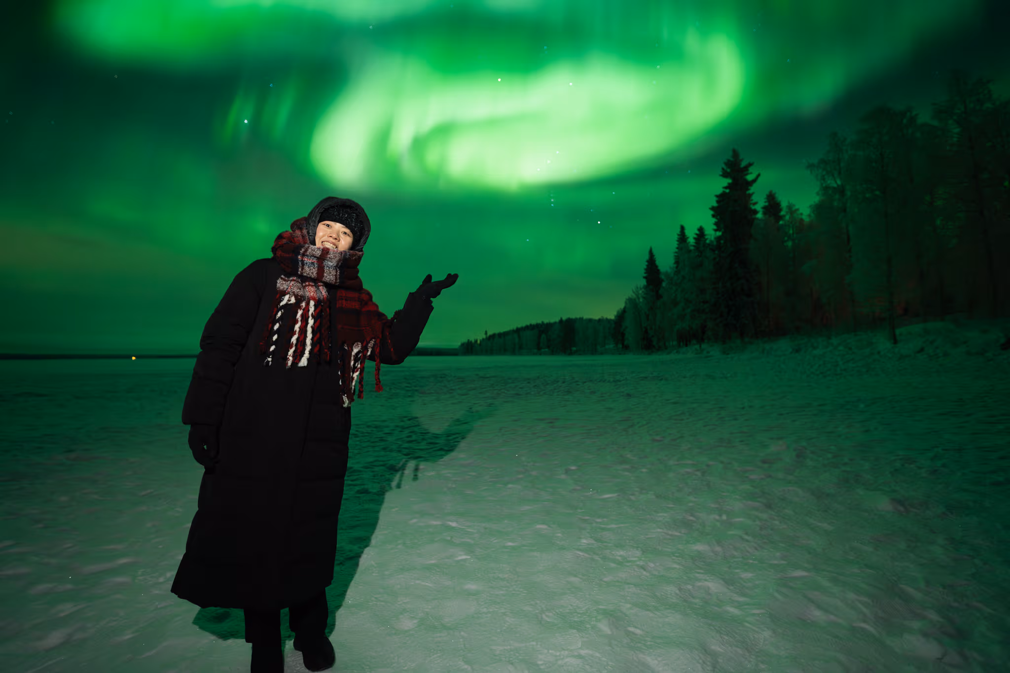 Lapland Explorersの実際のオーロラ写真