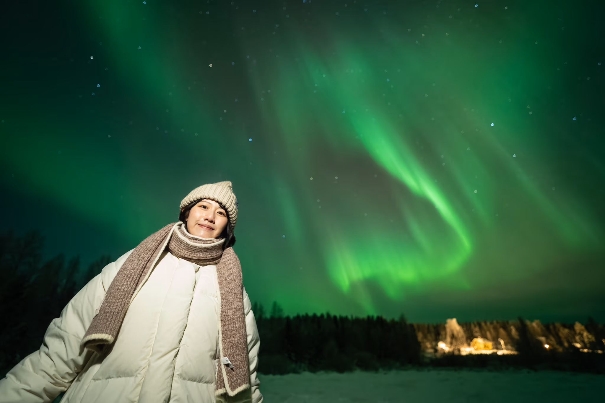 Lapland Explorersの実際のオーロラ写真