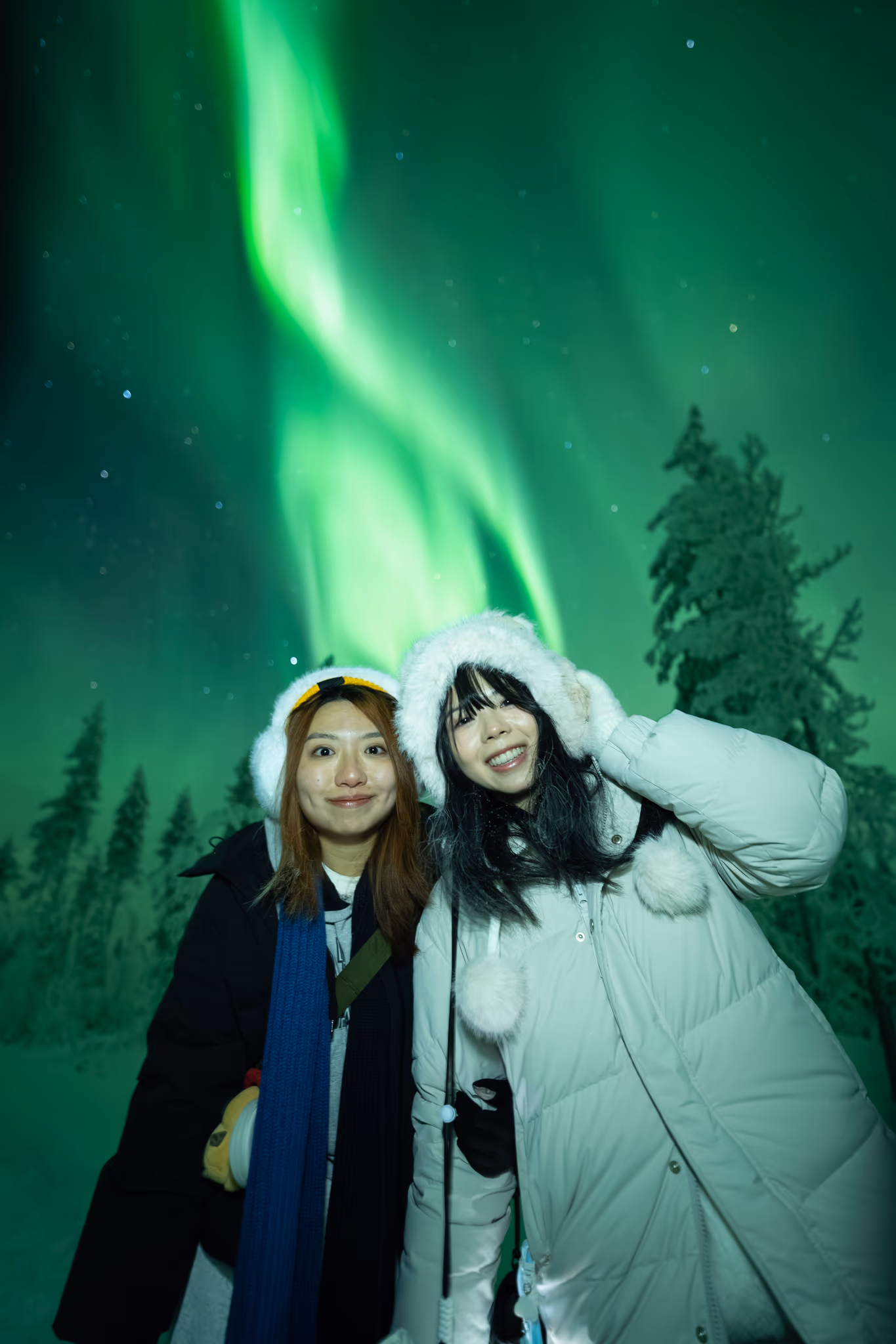 Lapland Explorersの実際のオーロラ写真