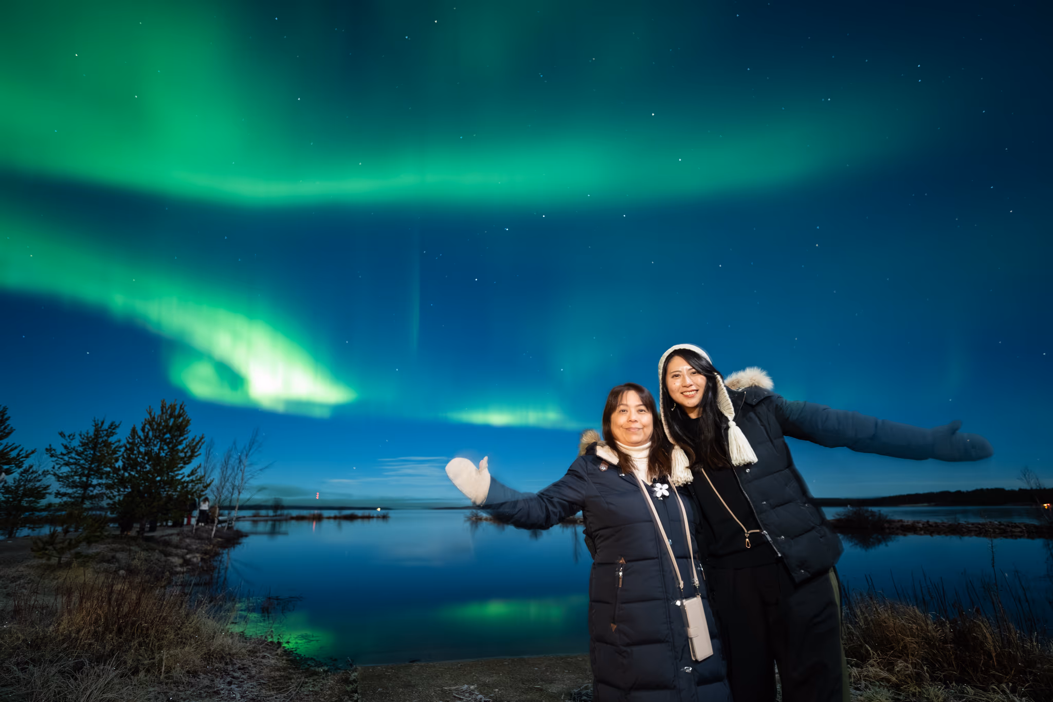 Lapland Explorersの実際のオーロラ写真