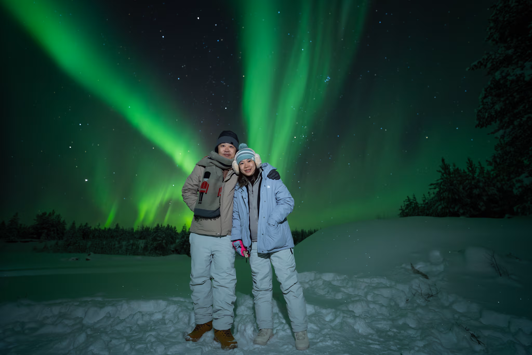 Lapland Explorers 实际极光行程照片